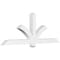Ekena Millwork Redmond Architectural Grade PVC Gable Bracket, 72"W x 27"H x 4"D x 4"F, 9/12 Pitch GBP072X27X0404RED00 - alternate 1